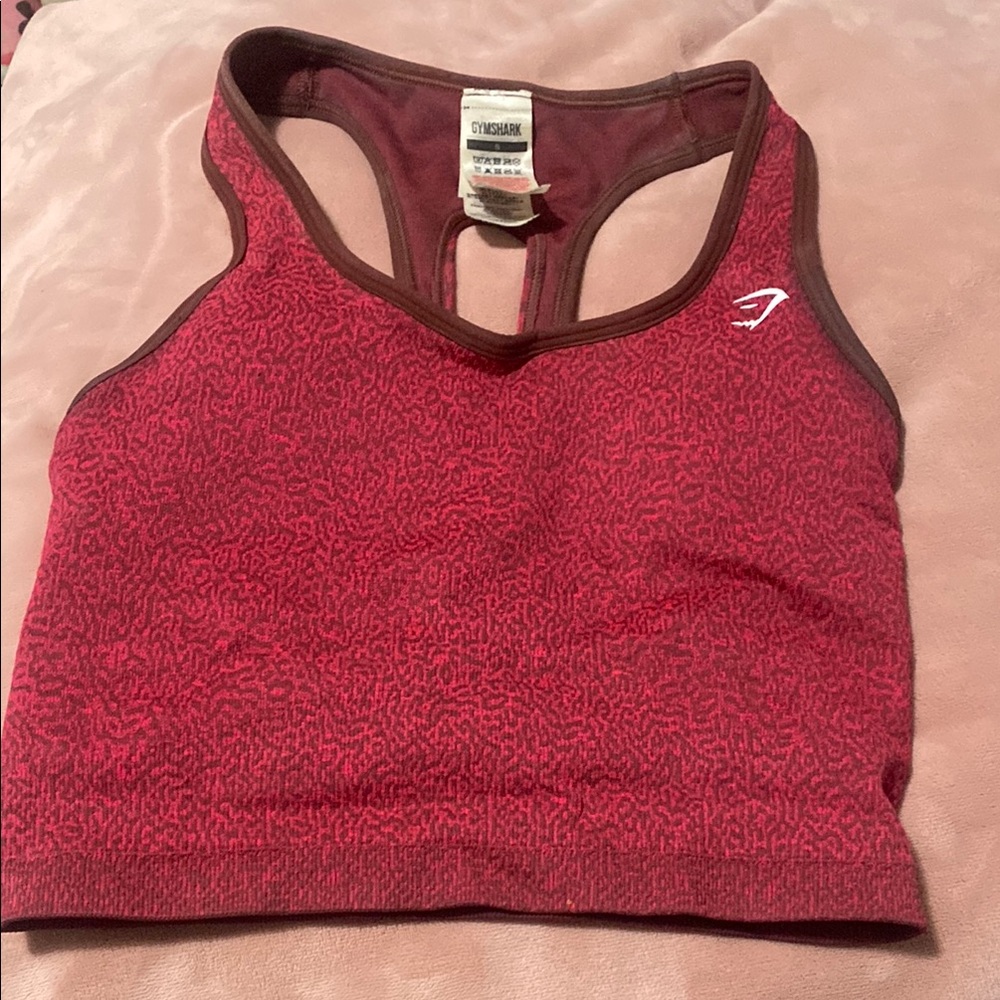 Gymshark Red Sports tank top